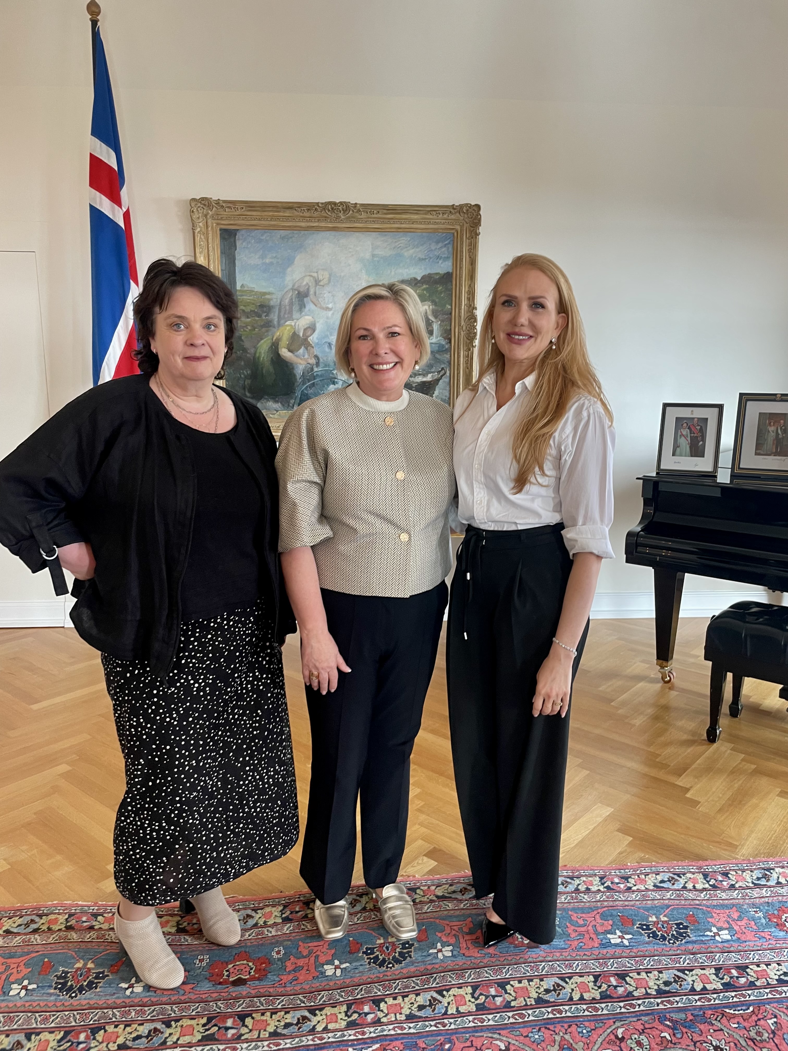 Með forseta Íslands á Bessastöðum