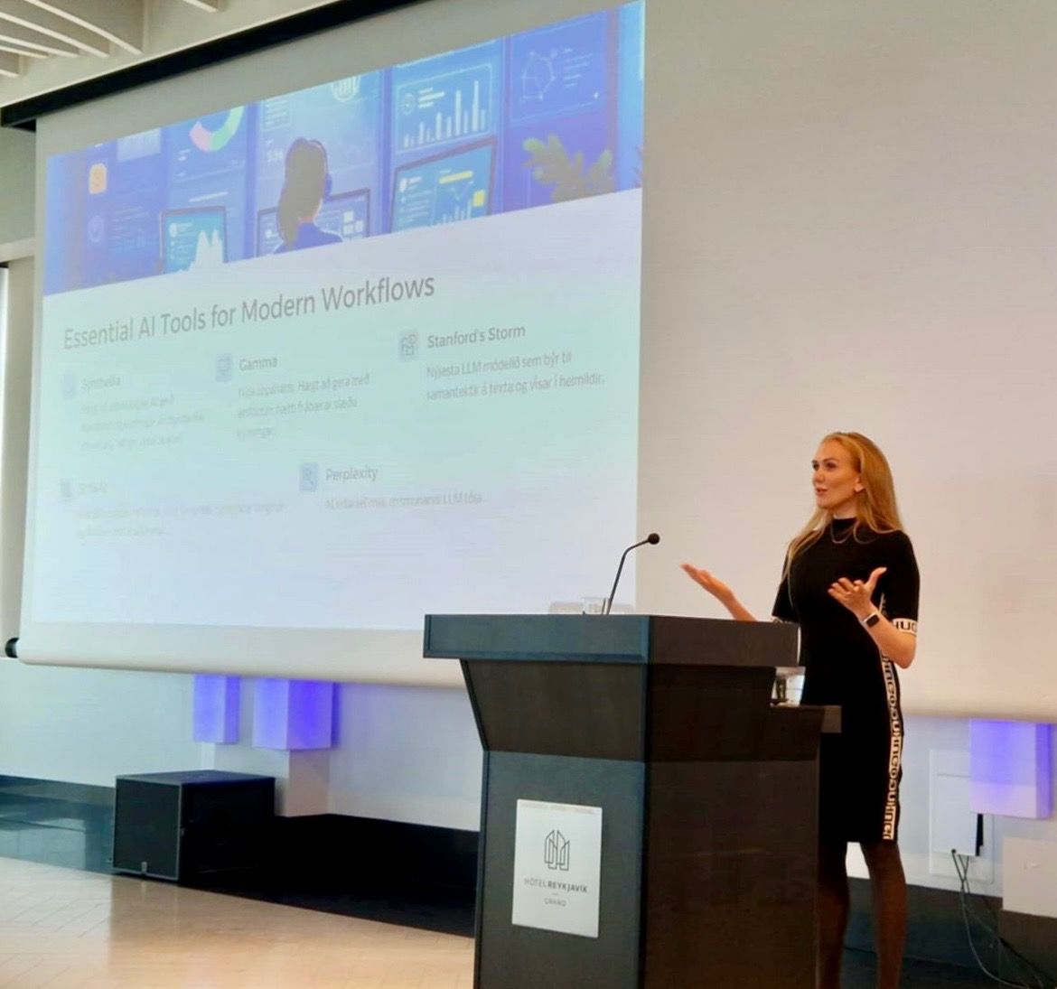 Fyrirlestur á Hotel Reykjavík Grand, Essential AI Tools